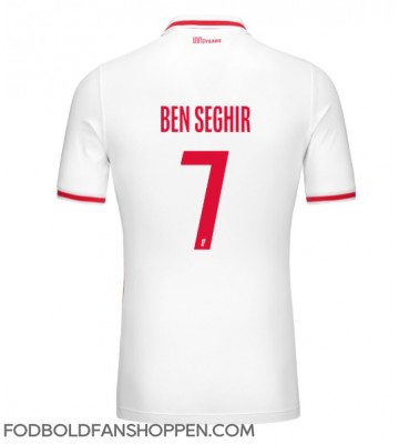 AS Monaco Eliesse Ben Seghir #7 Hjemmebanetrøje 2024-25 Kortærmet